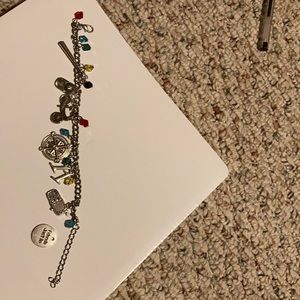 Softball Sterling Silver Bracelet